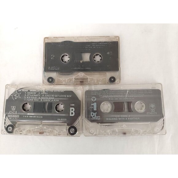 LL Cool J, Dangerous Minds Soundtrack, & Vanilla Ice To the Extreme Cassette Lot - Picture 3 of 5